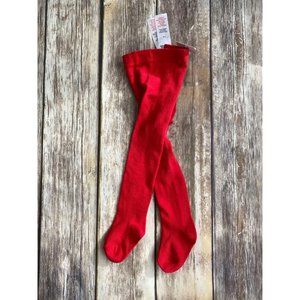 Petit Lem Classic Red knit tights NEW WITH TAGS size 9 months